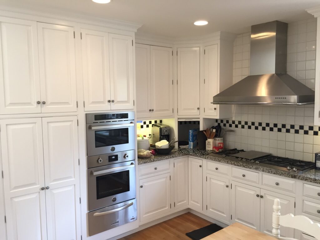 Interior Painting, White Kitchen