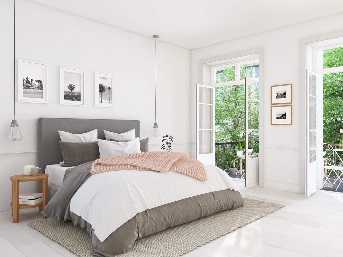 Best Bedroom Colors - White Bedroom