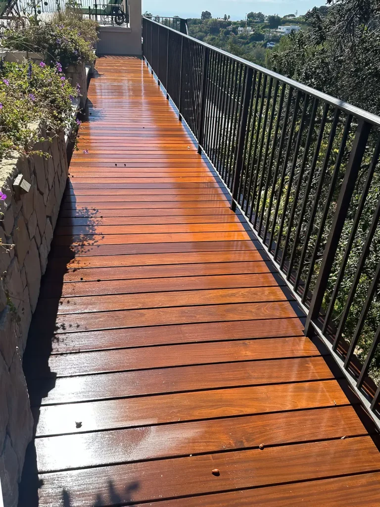 Natural Wood Refining: IPE Deck Restoration