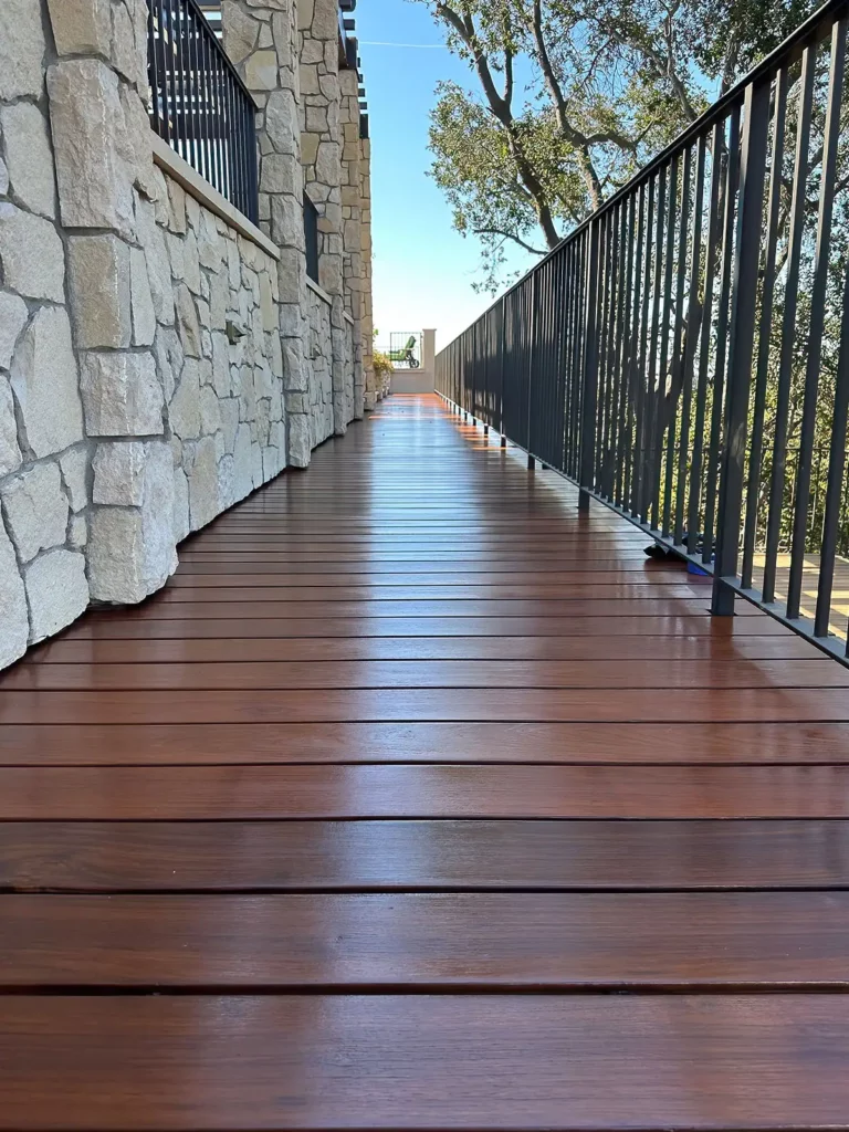 Natural Wood Refining: IPE Deck Restoration