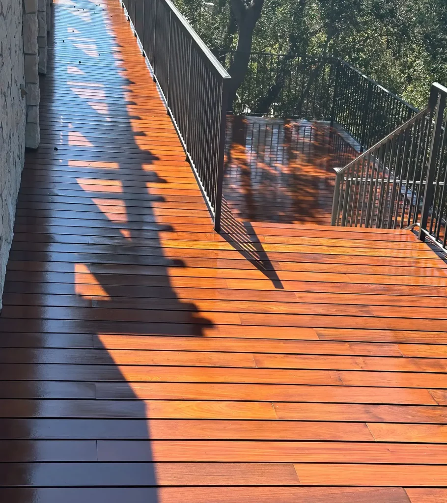 Natural Wood Refining: IPE Deck Restoration