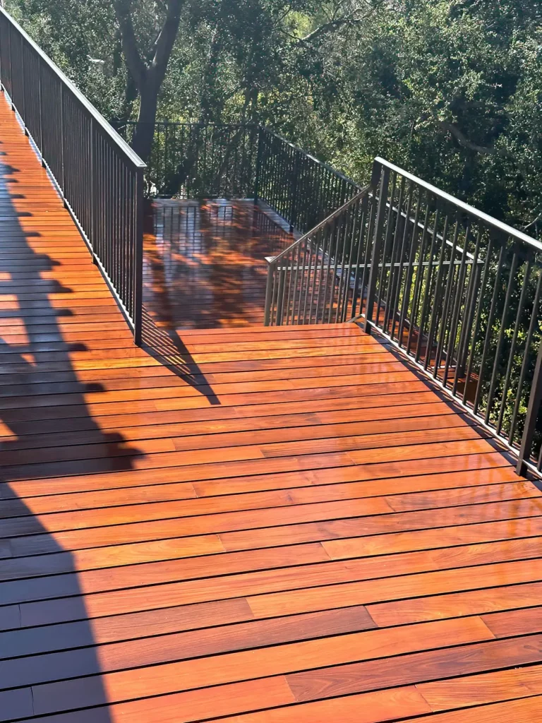 Natural Wood Refining: IPE Deck Restoration