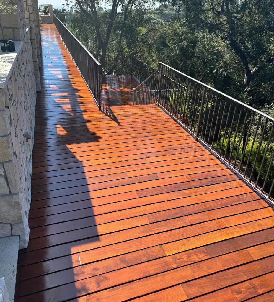 Natural Wood Refining: IPE Deck Restoration