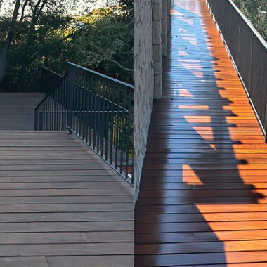 Natural Wood Refining: IPE Deck Restoration